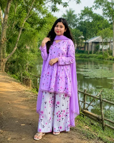 Premium Pakistani Inspired Pure Soft Cotton Three-Piece Collection — Dresses — Dhaka, Bangladesh | AURAREM — view 4