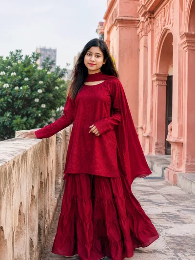 Premium Cotton 3 Piece — Dresses — Dhaka, Bangladesh | AURAREM — view 3