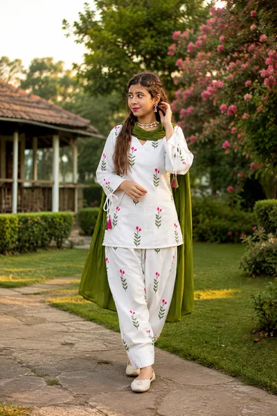 Premium Inspired Three-Piece Dress — Dresses — Dhaka, Bangladesh | AURAREM — view 2