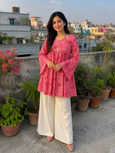 Original indian joypuri Kurti — Kurtis — Dhaka, Bangladesh | AURAREM — view 2