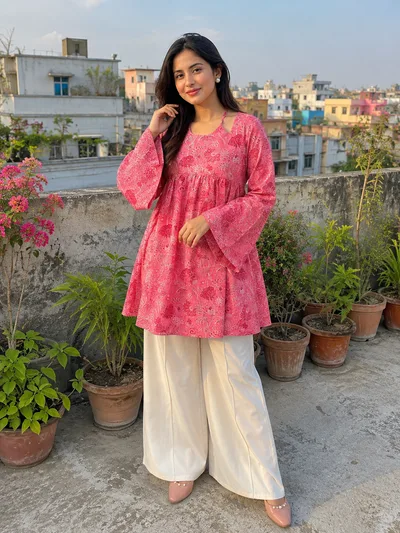 Original indian joypuri Kurti — Kurtis — Dhaka, Bangladesh | AURAREM — view 3