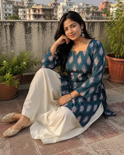 Premium Aarong Cotton kurti — Dresses — Dhaka, Bangladesh | AURAREM — view 2