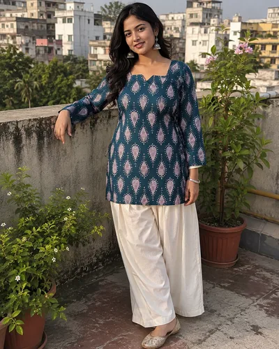 Premium Aarong Cotton kurti — Dresses — Dhaka, Bangladesh | AURAREM — view 3