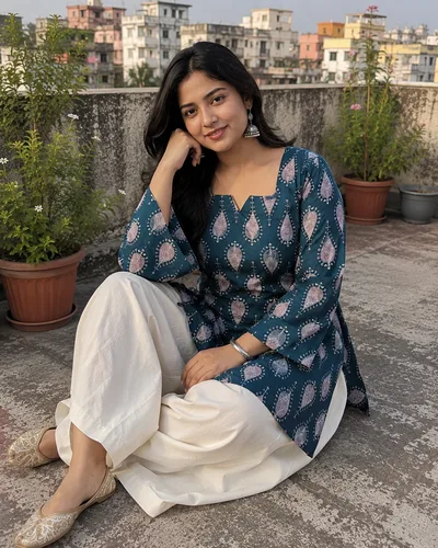 Premium Aarong Cotton kurti — Dresses — Dhaka, Bangladesh | AURAREM — view 4