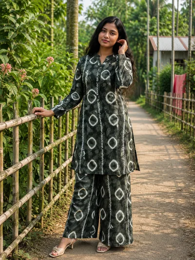 Aurarem Premium China Linen 2 Piece Set — Kurtis — Dhaka, Bangladesh | AURAREM — view 2