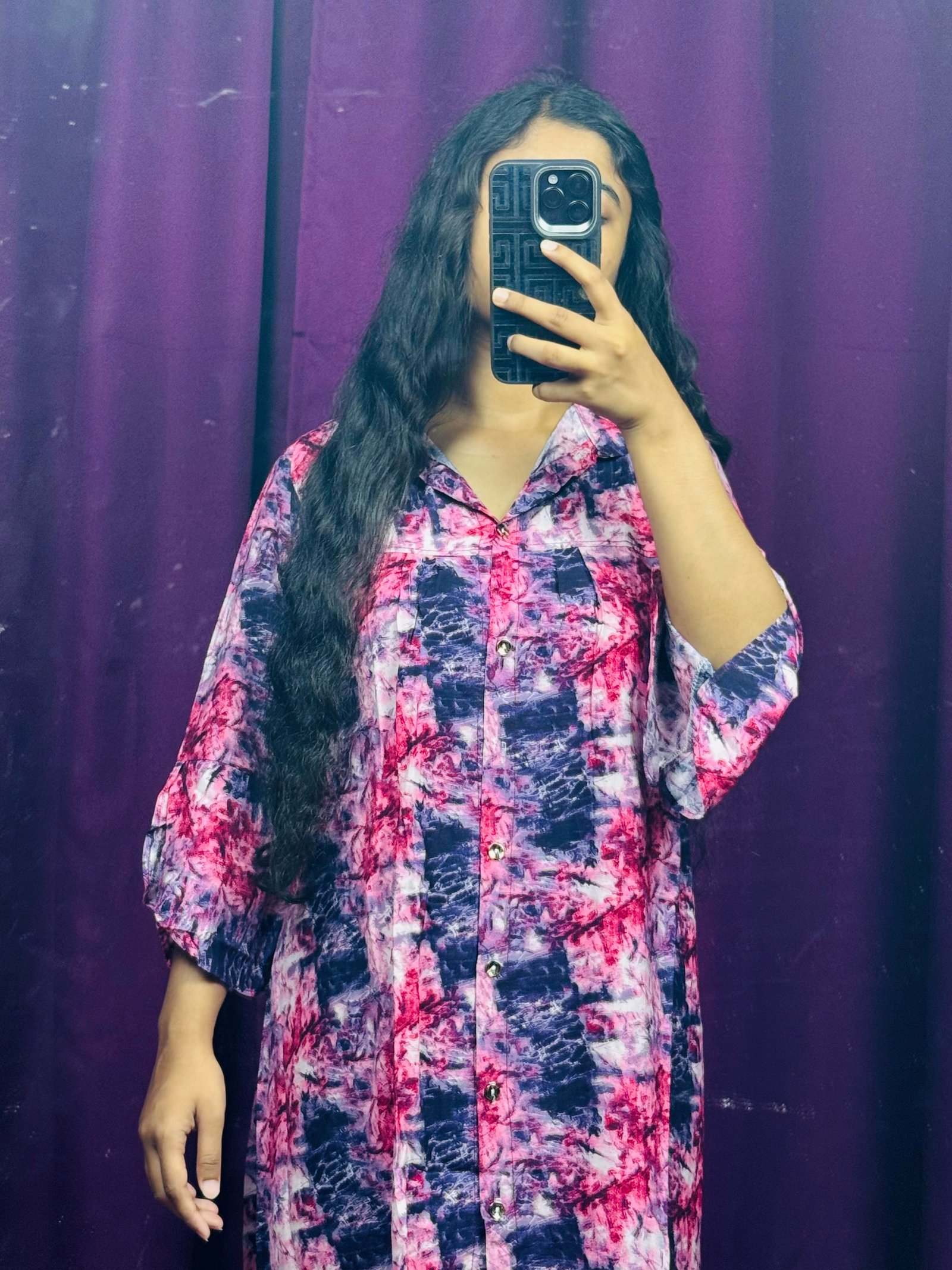 Aurarem Premium China Linen Printed Co-Ord Set | Elegant Casual Wear for Women — Kurtis — Dhaka, Bangladesh | AURAREM — view 7
