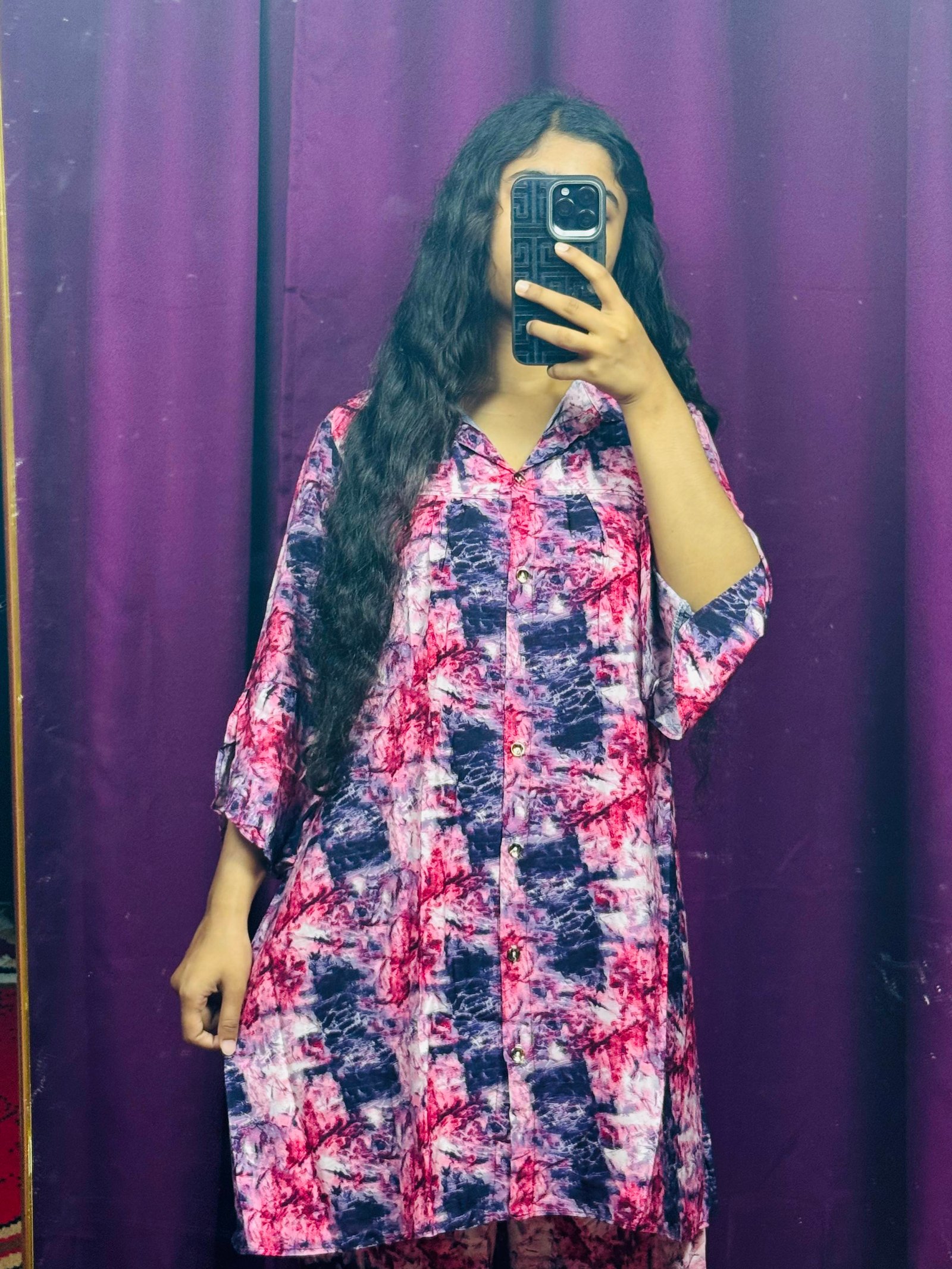 Aurarem Premium China Linen Printed Co-Ord Set | Elegant Casual Wear for Women — Kurtis — Dhaka, Bangladesh | AURAREM — view 9