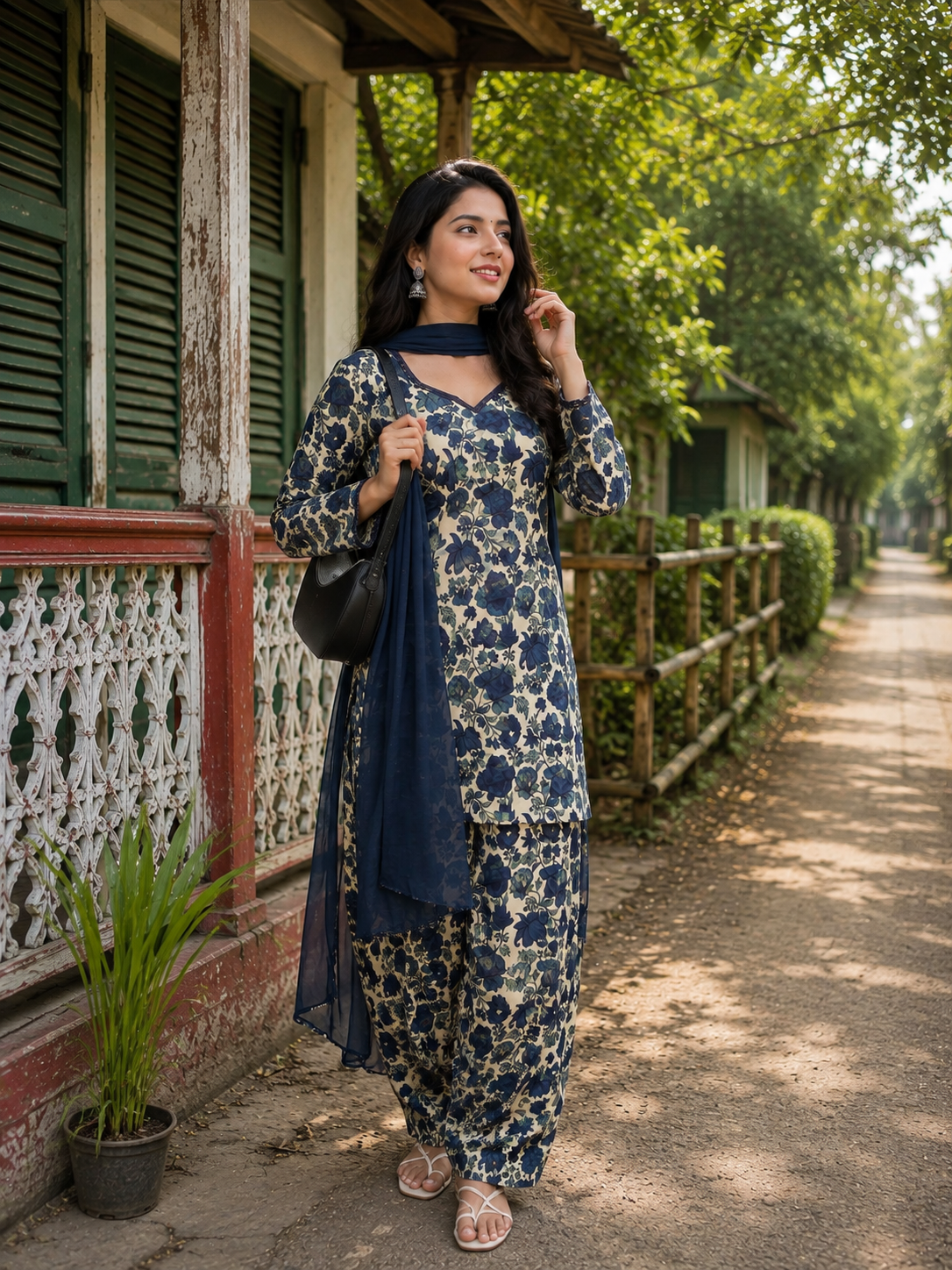 Aurarem — Premium Cotton 3-Piece — Dresses — Dhaka, Bangladesh | AURAREM